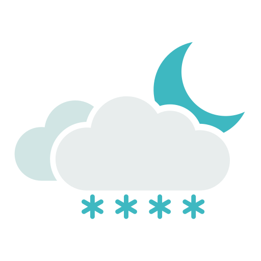 opady śniegu Generic Flat ikona