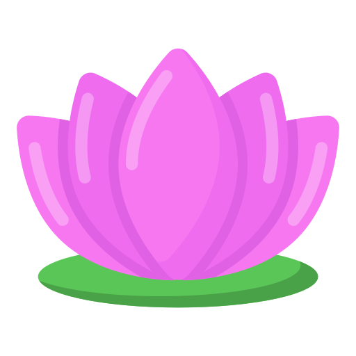 fiore di loto Generic Flat icona