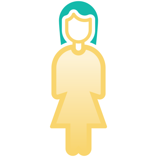 女性 Generic Lineal Color Gradient icon