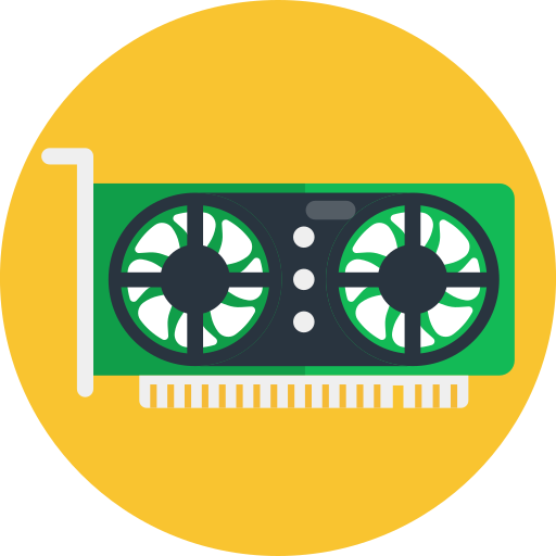 Video card Generic Rounded Shapes icon