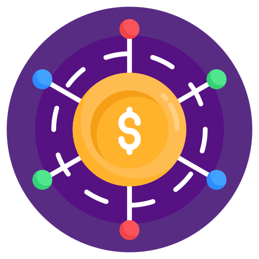 base de datos financiera Generic Circular icono