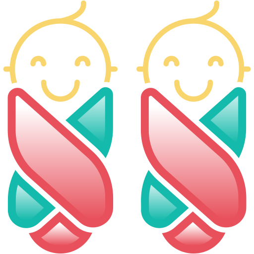 Twins Generic Lineal Color Gradient icon