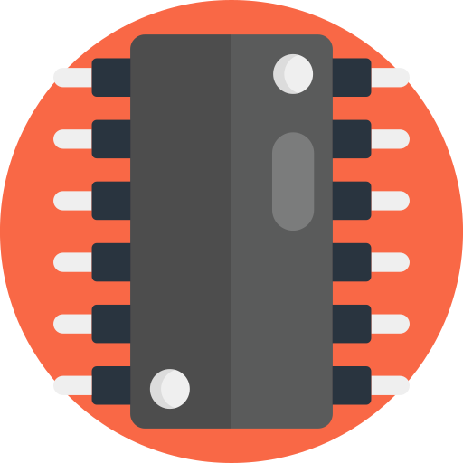 circuito integrato Generic Rounded Shapes icona