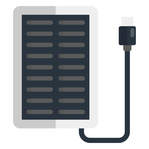 powerbank Generic Flat ikona
