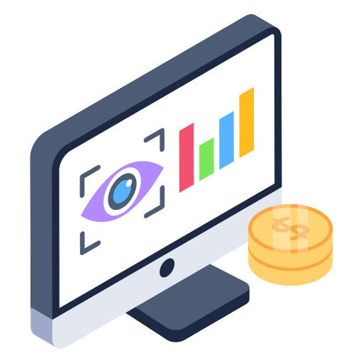 Monitoring Generic Isometric icon