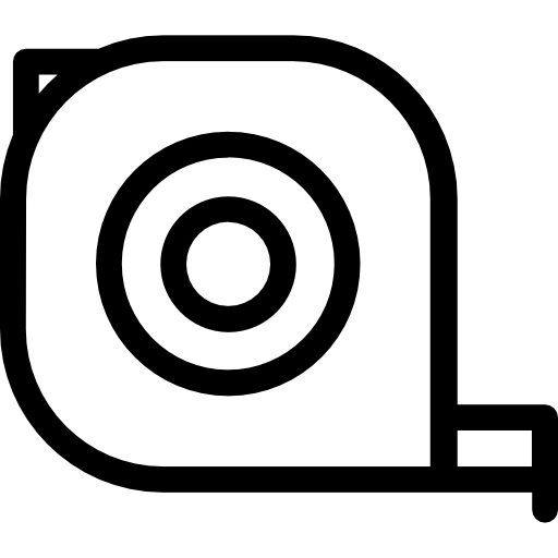 miarka Roundicons Premium Lineal ikona