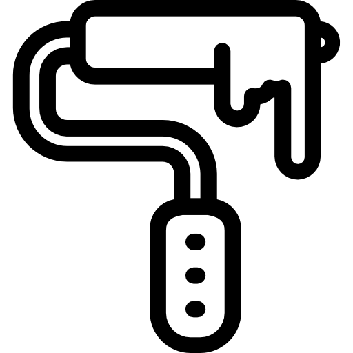 Малярный валик Roundicons Premium Lineal иконка