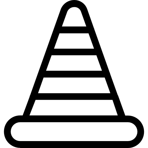stożek Roundicons Premium Lineal ikona