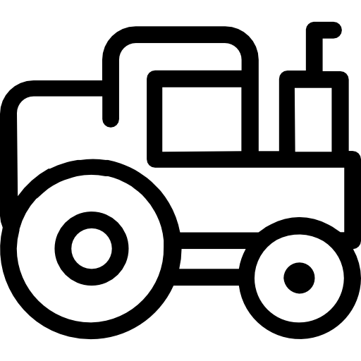 트랙터 Roundicons Premium Lineal icon
