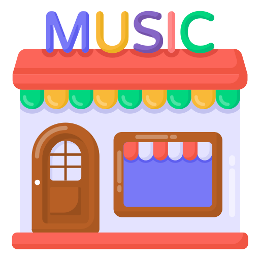 tienda de música Generic Flat icono