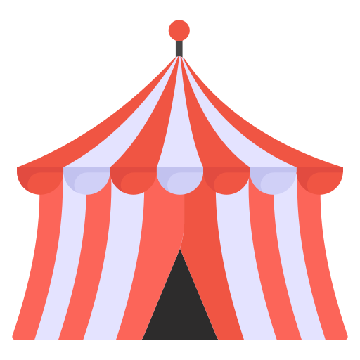 chapiteau de cirque Generic Flat Icône