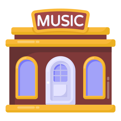 sklep muzyczny Generic Flat ikona