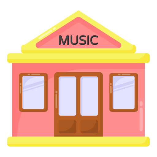 tienda de música Generic Flat icono