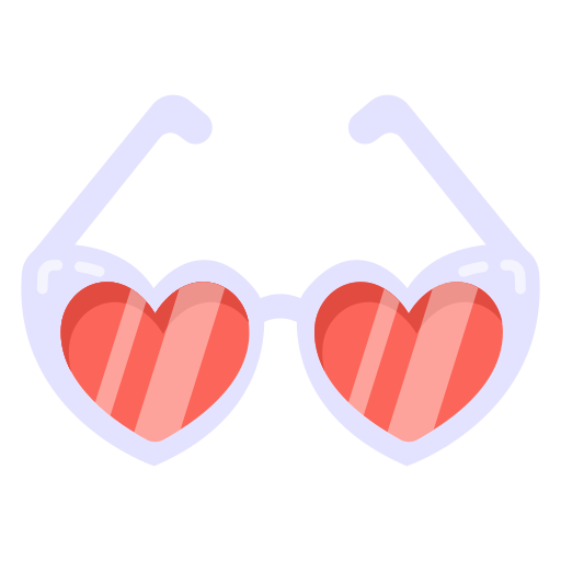Очки в форме сердца Generic Flat иконка