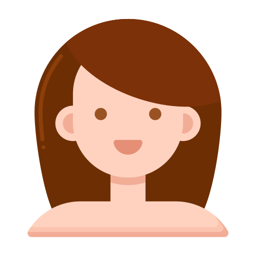 Female face Flaticons Flat icon