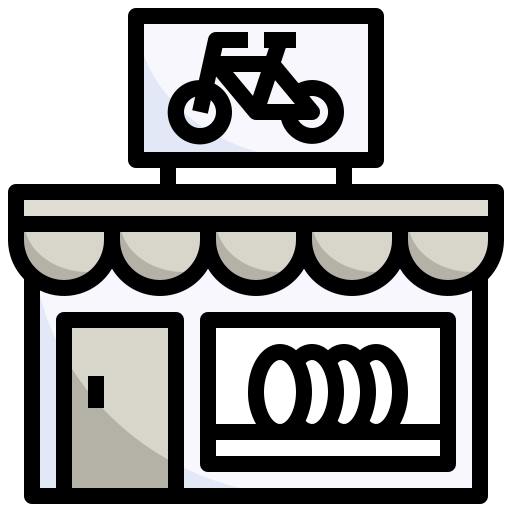 tienda de bicicletas Surang Lineal Color icono
