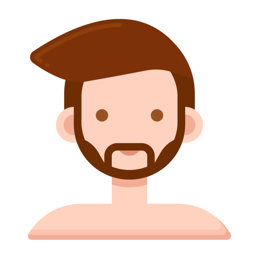 Male face Flaticons Flat icon