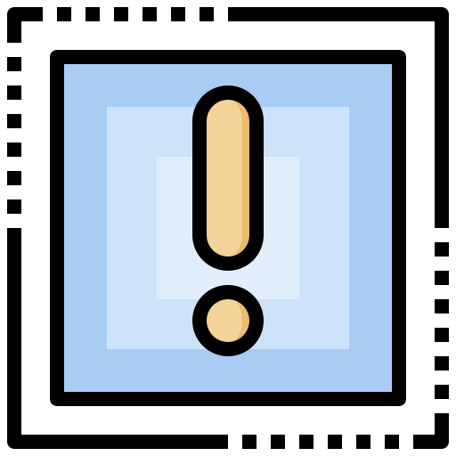 warnzeichen Surang Lineal Color icon