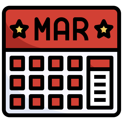 March Surang Lineal Color icon