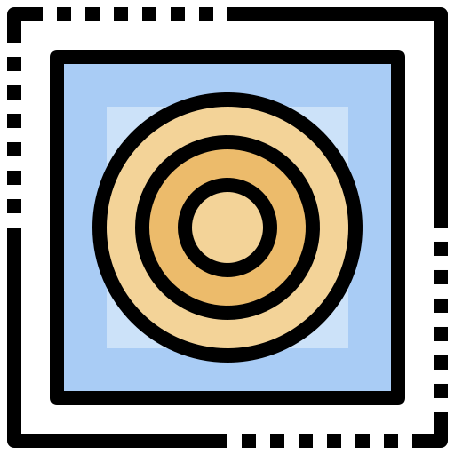 Bulleye Surang Lineal Color icon