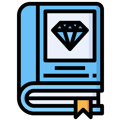 diamante Surang Lineal Color icono
