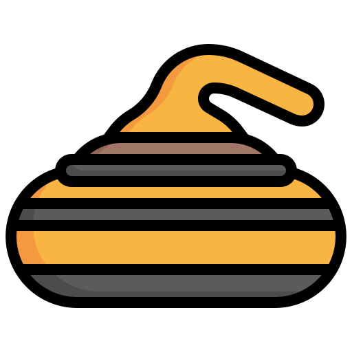 Curling Surang Lineal Color icon