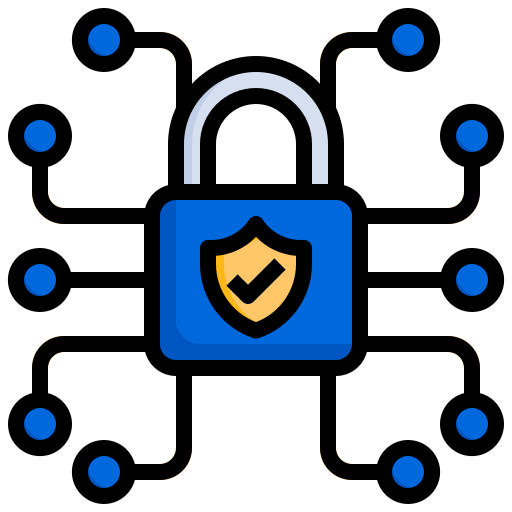 Data security Surang Lineal Color icon