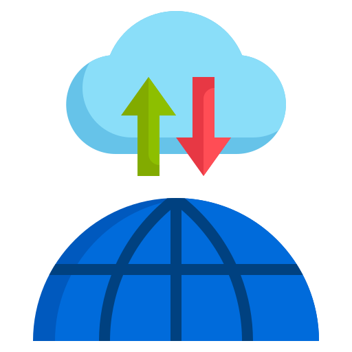 computación en la nube Surang Flat icono