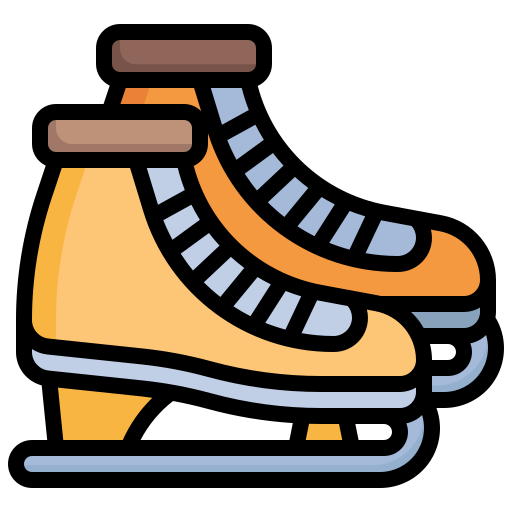 Ice skate Surang Lineal Color icon