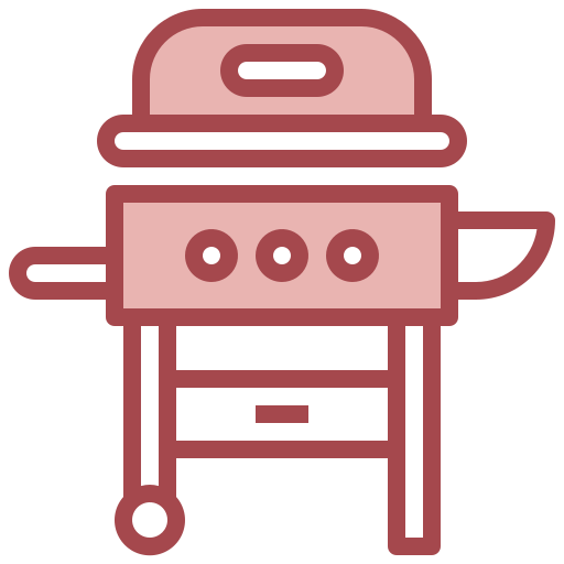 Cooking stove Surang Red icon