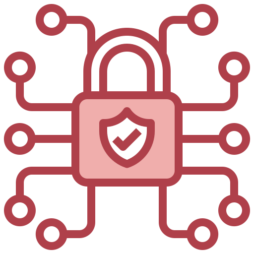 Data security Surang Red icon