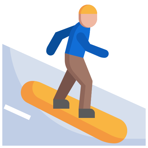 Snowboard Surang Flat icon