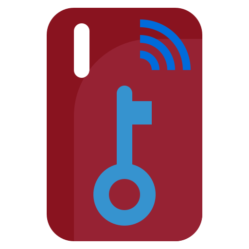 Key card Surang Flat icon