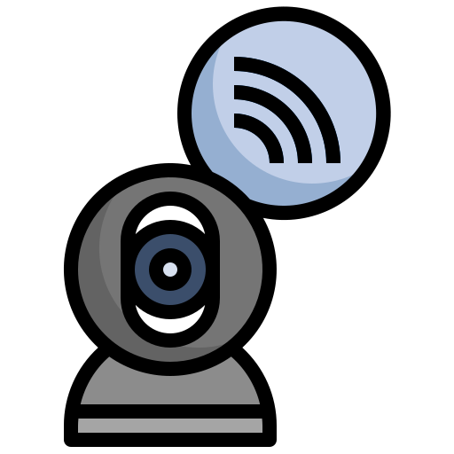 Überwachungskamera Surang Lineal Color icon