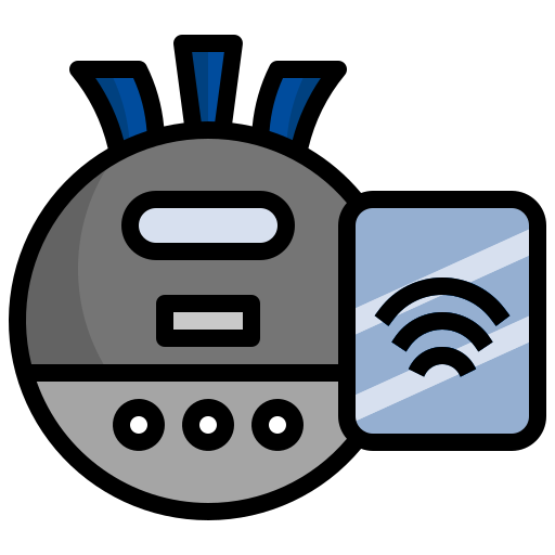 Robot vacuum Surang Lineal Color icon