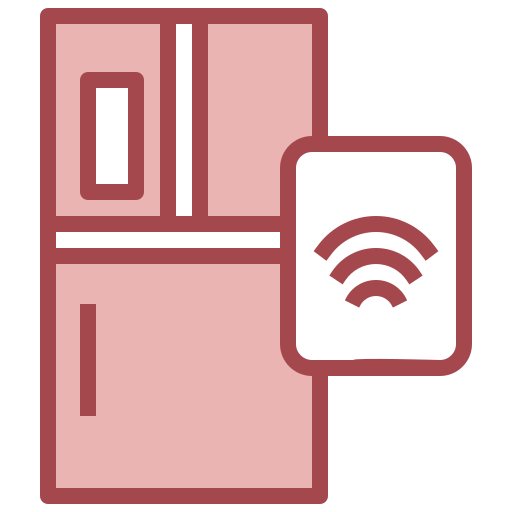 Smart fridge Surang Red icon