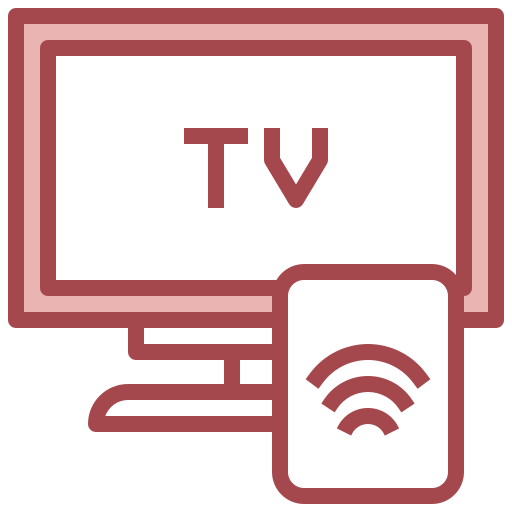 televisión inteligente Surang Red icono