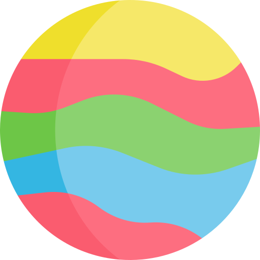 행성 Kawaii Flat icon