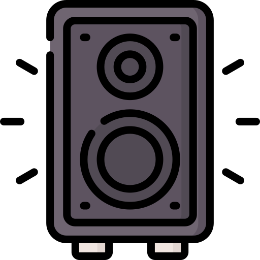 Music speaker Special Lineal color icon