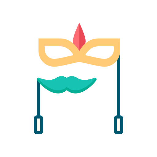 maska imprezowa Generic Flat ikona
