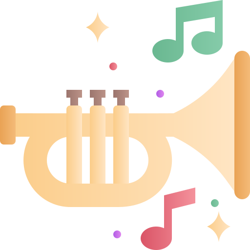 Trumpet Generic Flat Gradient icon