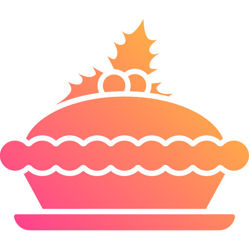 pastel de carne picada Generic Flat Gradient icono