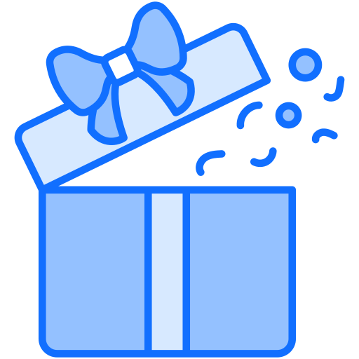 pudełko na prezent Generic Blue ikona