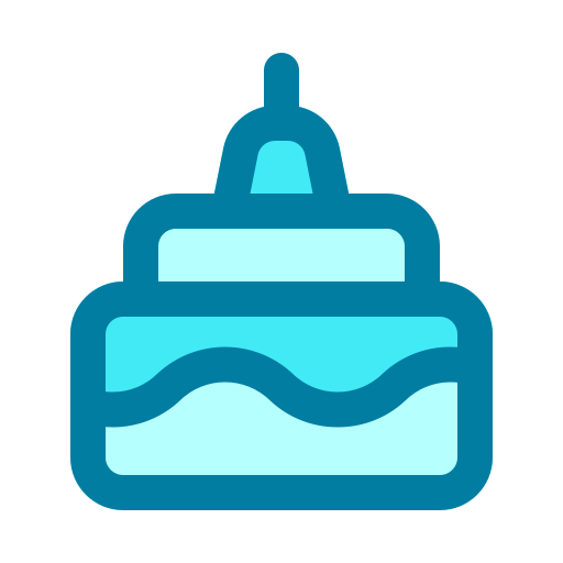 Cake Generic Blue icon