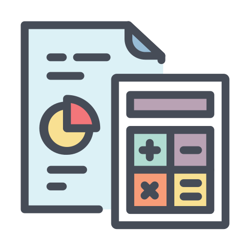 contabilità Generic Outline Color icona
