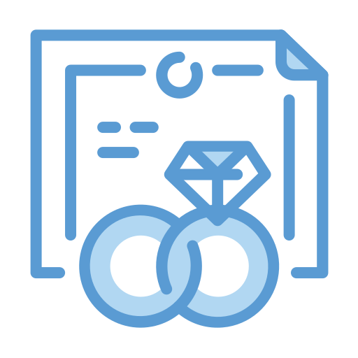 Diamond ring Generic Blue icon