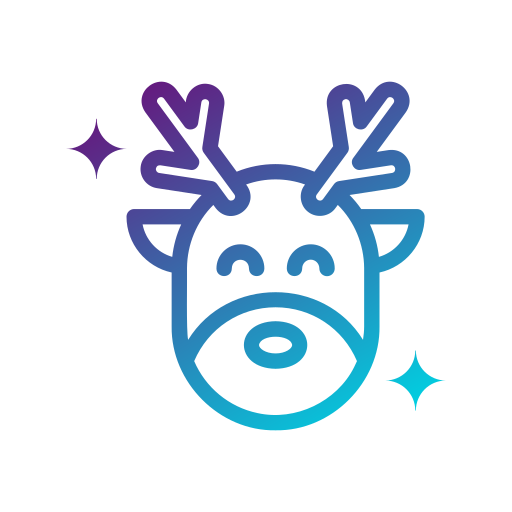 Reindeer Generic Gradient icon