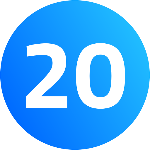 20番 Generic Circular icon