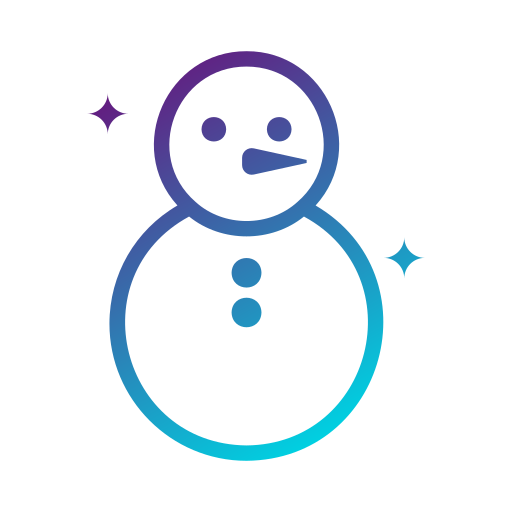 Снеговик Generic Gradient иконка
