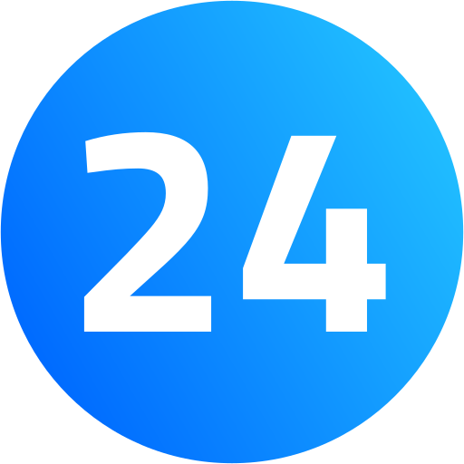 numer 24 Generic Circular ikona